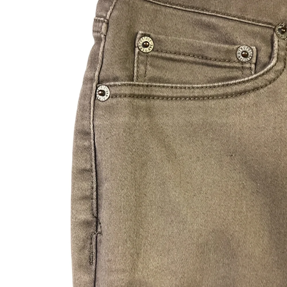 Aeropostale Brown‎ Khaki High Waisted Jegging Uniform Chino Stretch 4 Regular